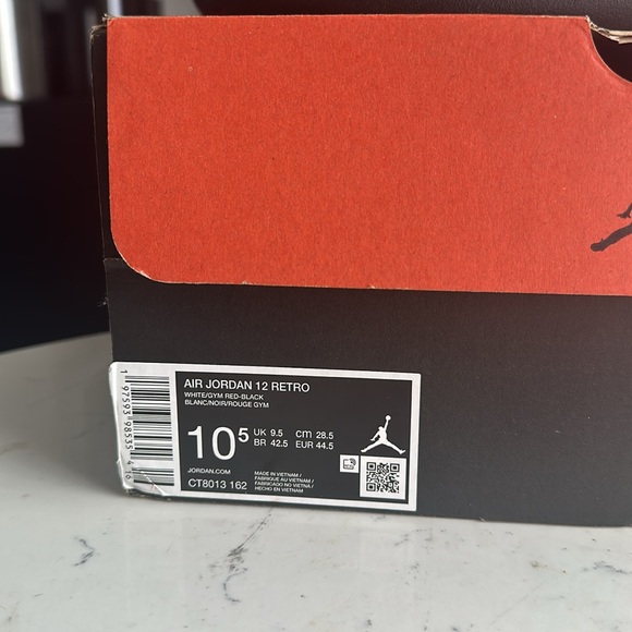 Nike Air Jordan 12 Retro 12 Size 10.5 - Picture 4 of 9